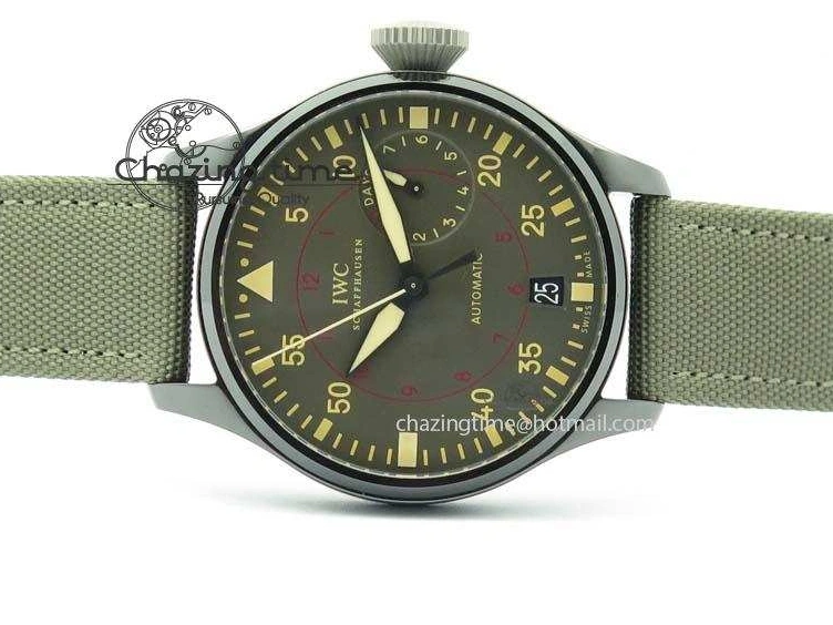 MIROTIME 0331 Chic Big Pilot Real PR IW501902 Real Ceramic ZF 1:1 Best Edition On Nylon Strap A 7275